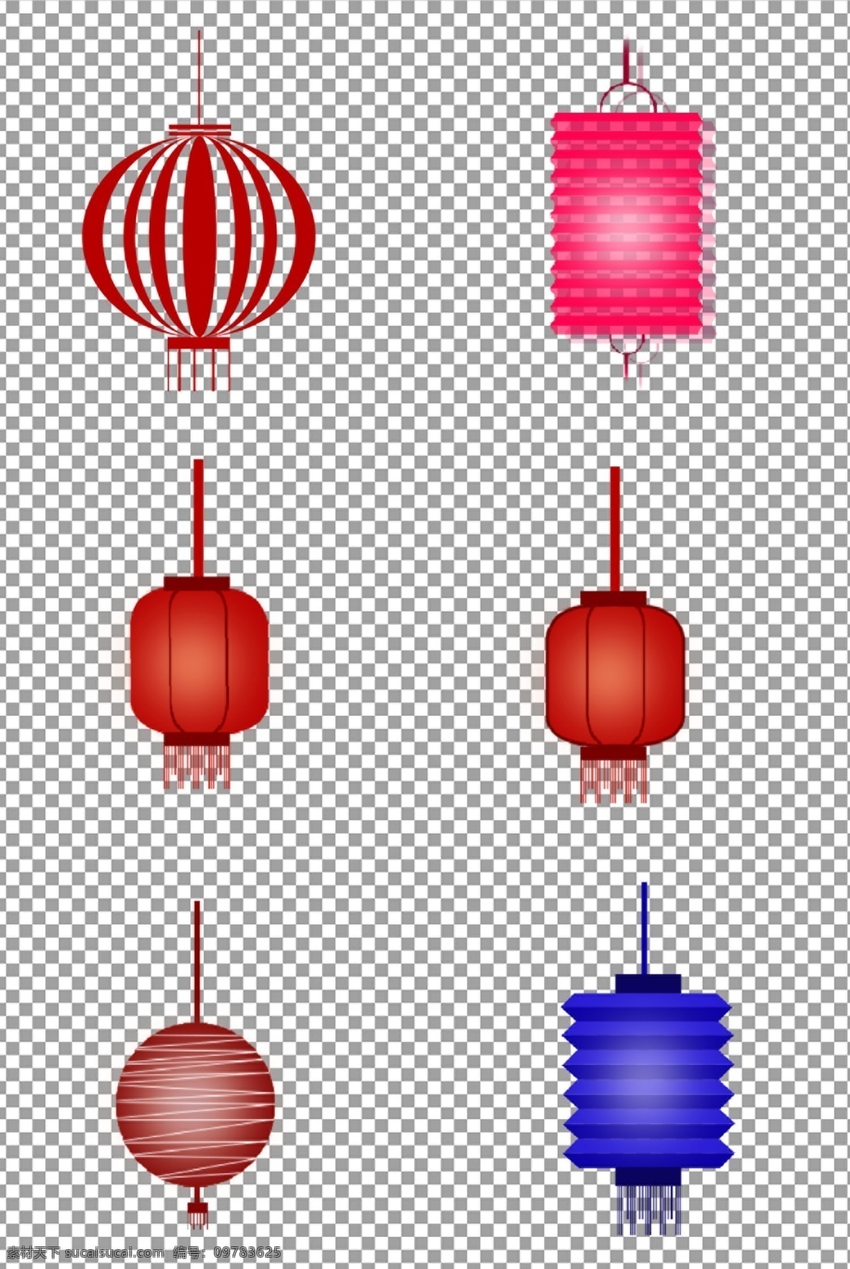 古风灯笼图片 手绘 复古 喜庆 节日 古风 灯笼 免抠 无背景 免抠图 抠图 元素 透明 通道 png免抠图 分层