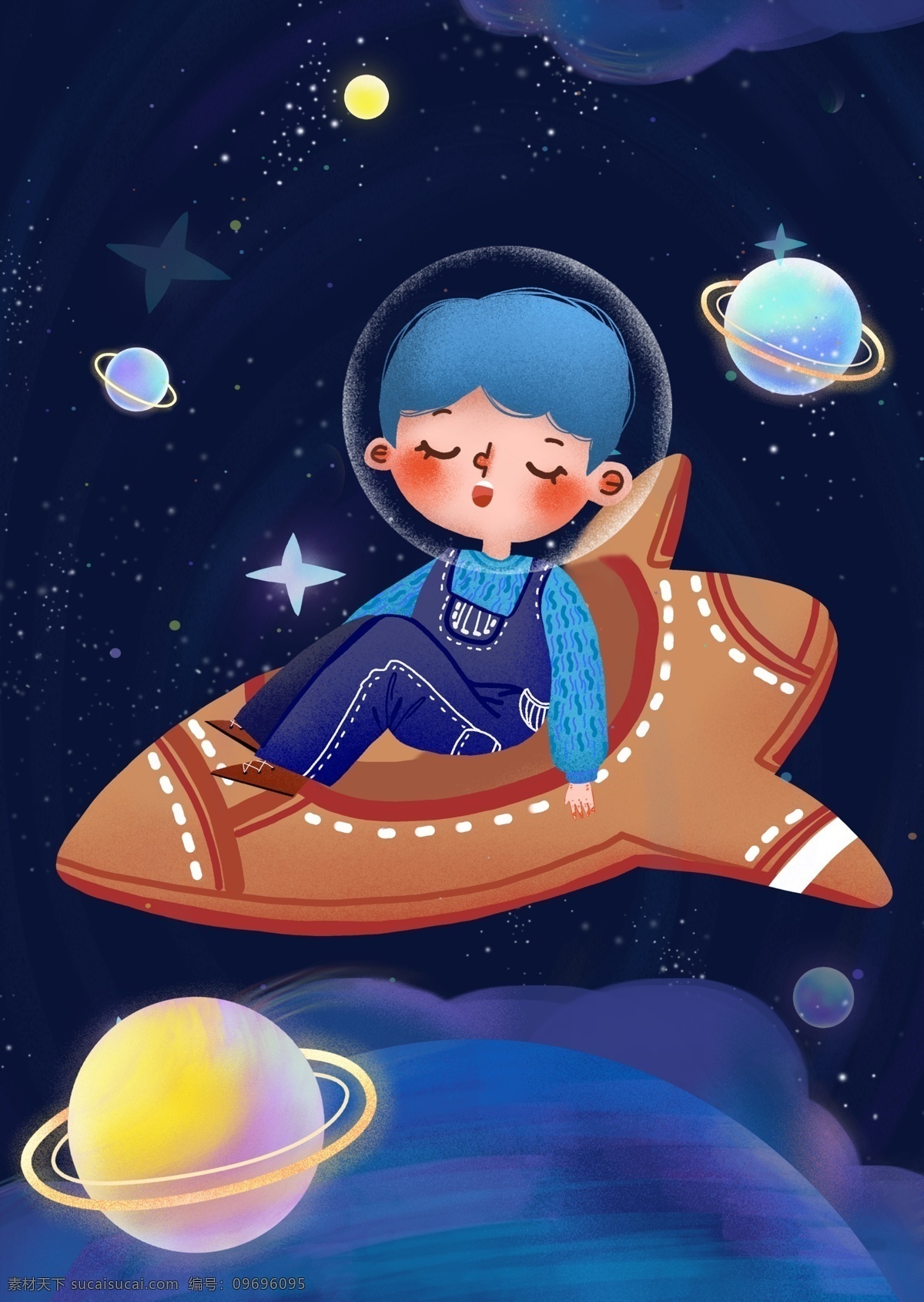 暢想未來(lái) 星系 飛船 外太空 小孩 夢(mèng)想 動(dòng)漫動(dòng)畫(huà)