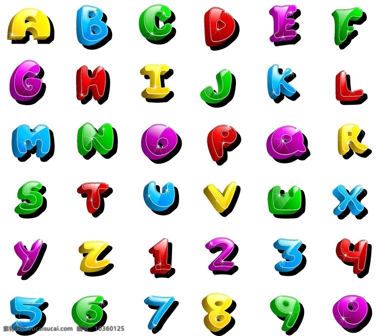 漫畫 英語 字母 圖像 部分 設(shè)計(jì)矢量 矢量 字體 卡通 藝術(shù) 詩 詞 白色