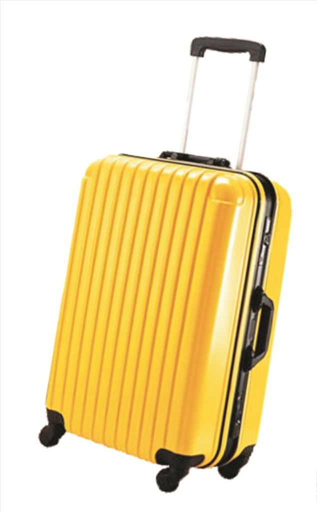 黄色旅行箱 行李箱 拉杆箱 旅行箱 万向轮