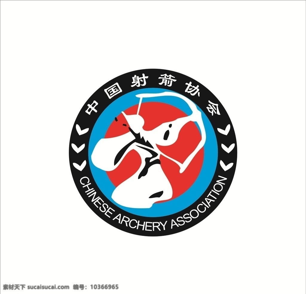 中國 射箭 協(xié)會 標(biāo)志 中國射箭協(xié)會 射箭協(xié)會標(biāo)志 射箭協(xié)會 圓形標(biāo)志