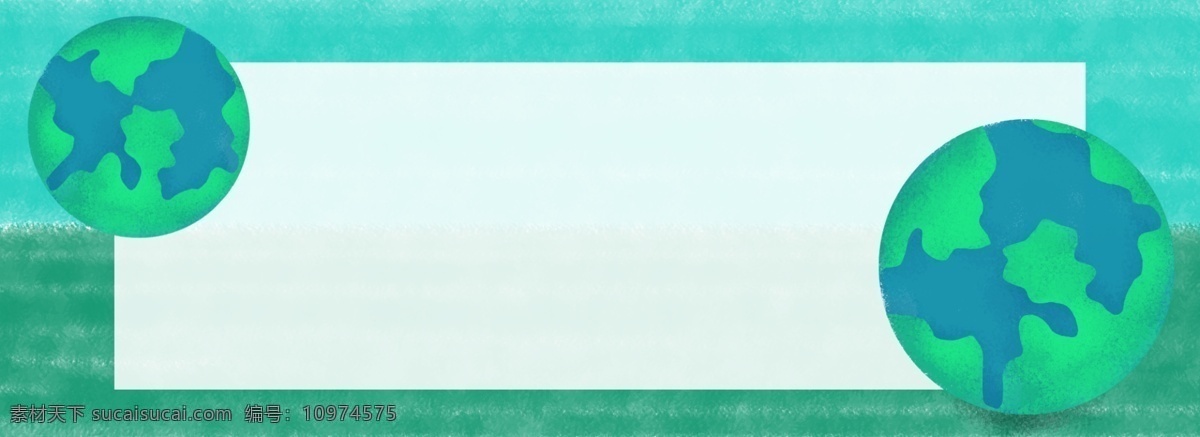 banner 保护 地球日 绿色 星球 科教 背景 科学 环保