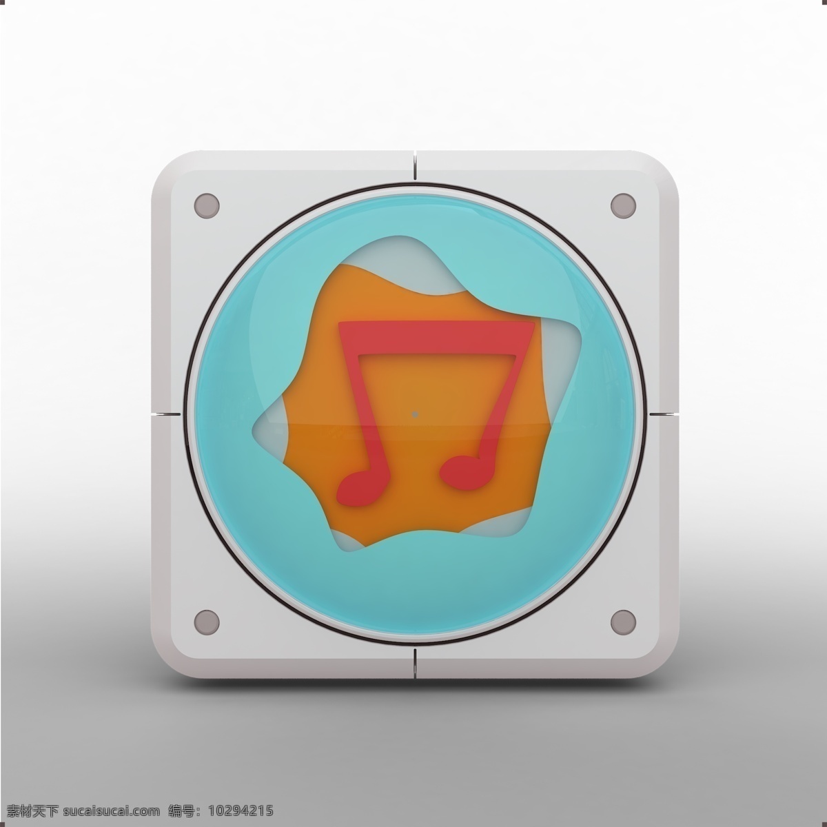 三維 立體 音樂 icon 歌曲 音頻 多媒體 按鈕 圖標 app 立體圖標 三維圖標 系列圖標 系統(tǒng)應用 應用圖標