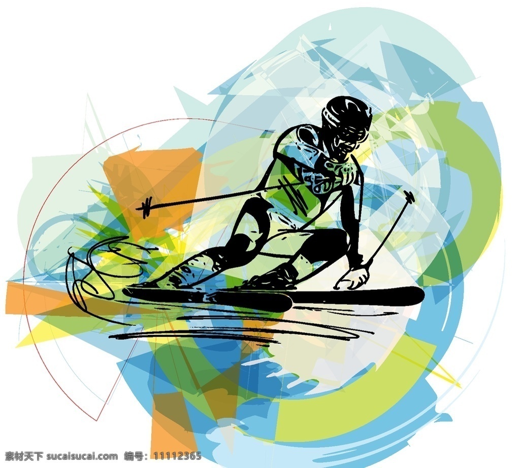 双板 滑雪 人物图片 体育运动 男子 滑雪物 双板滑雪 矢量图 矢量 高清图片
