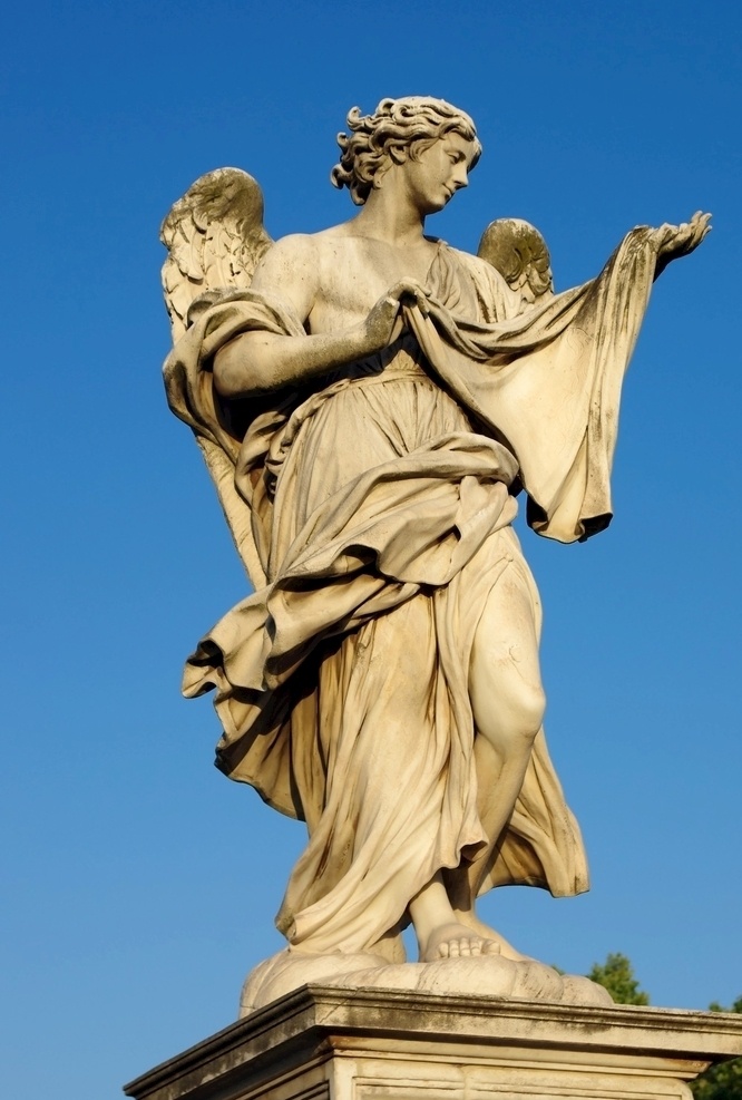 贝尔尼尼 雕塑 天使 意大利 佛罗伦萨 建筑园林