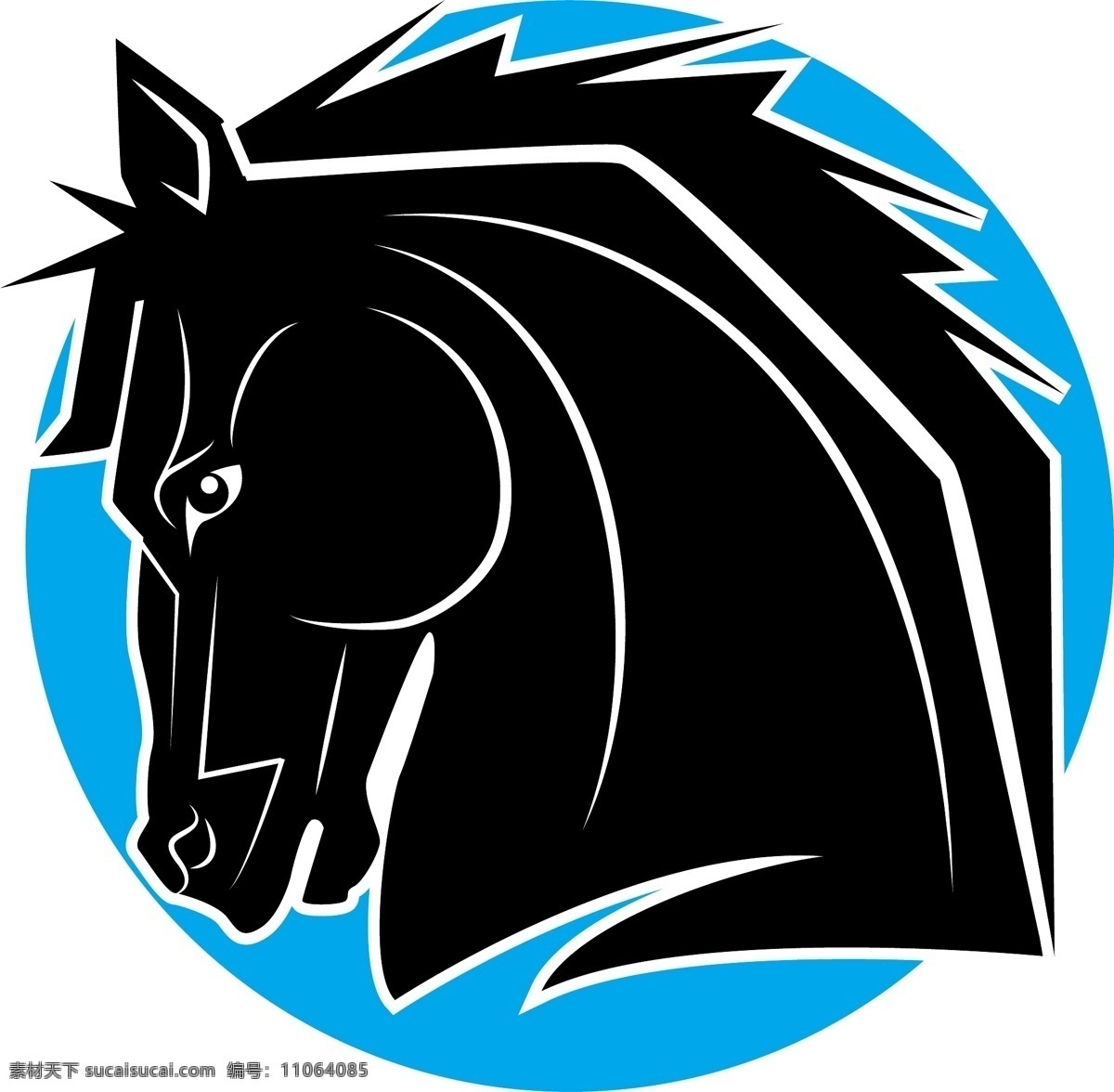 马头徽标设计 马头 徽标设计 马头设计 创意马头徽标 创意徽标设计 创意马头 创意徽标 共享设计矢量 标志图标 其他图标