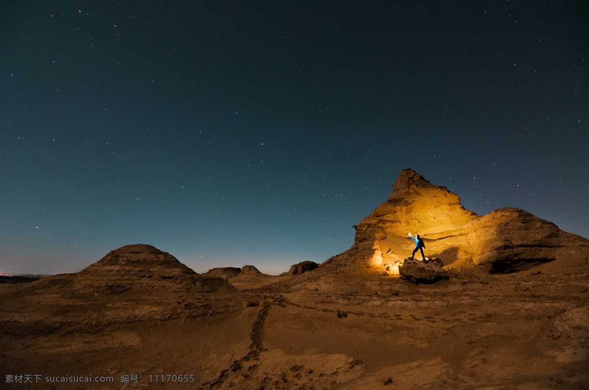 新疆 雅丹 魔鬼 城 夜景 星空 人像 人像摄影 人 写真 科技 手 人物 头像 外国人 雅丹魔鬼城 自然景观 风景名胜
