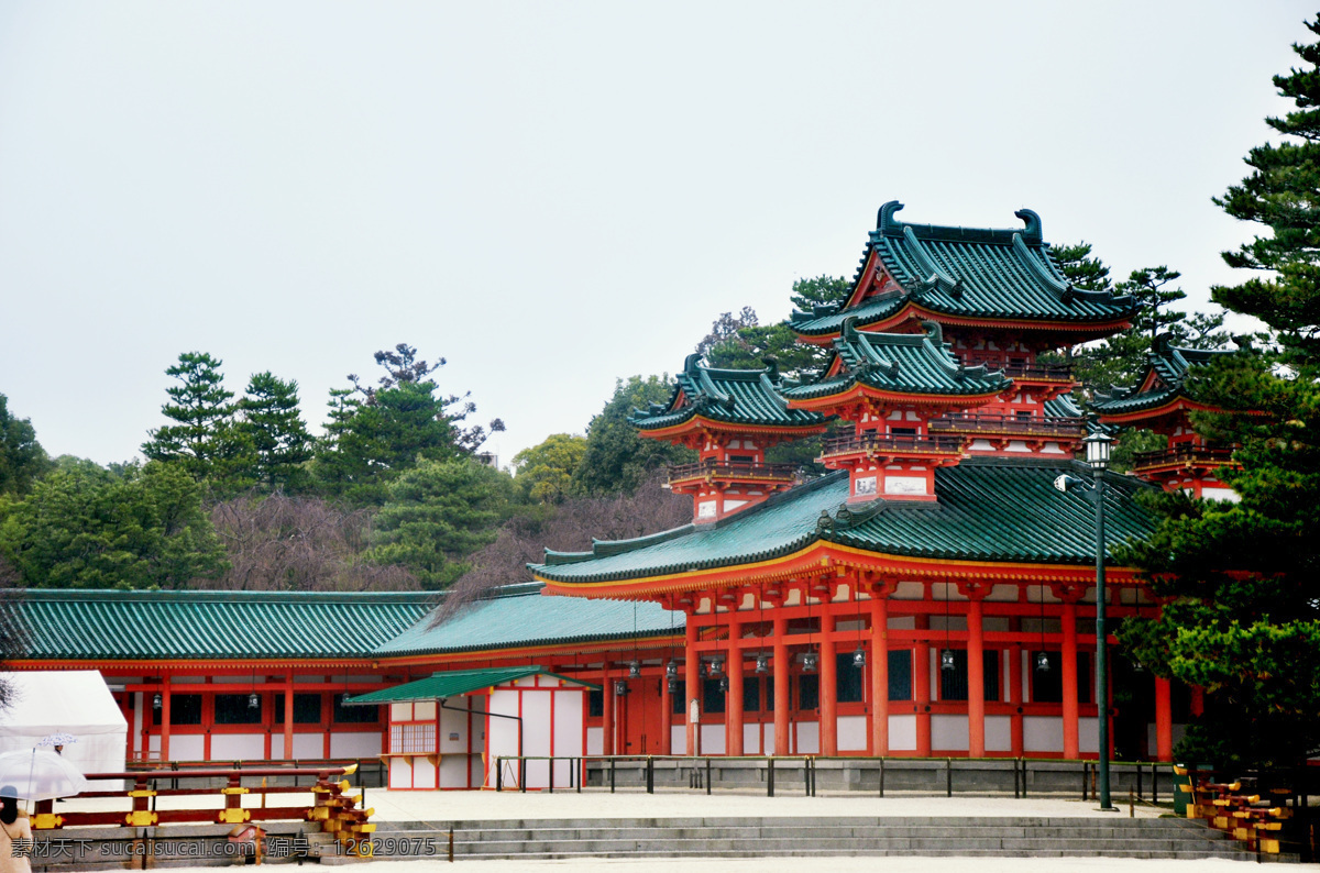 日本 京都 神社 古建筑 街道 雨后 民宿 文化 旅游摄影 国外旅游