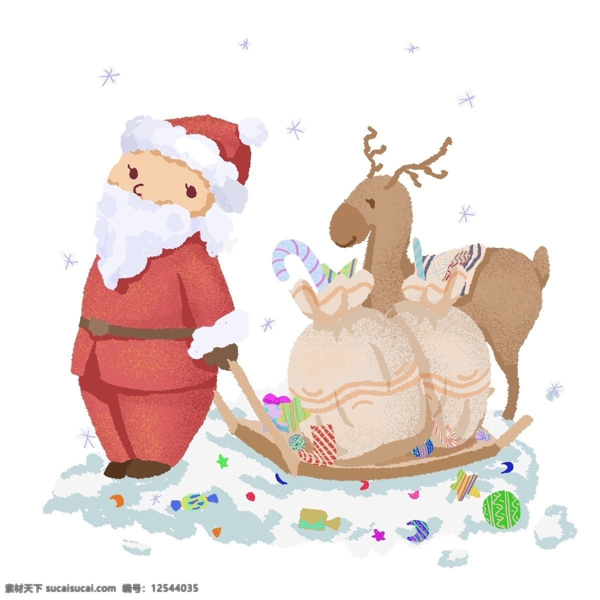圣诞节 圣诞老人 驯鹿 送礼 物 礼物 节日 快乐 冬日 圣诞快乐 欢乐 童趣