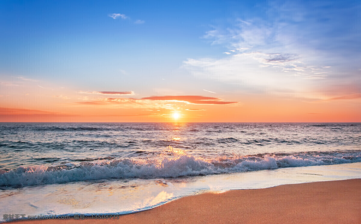 唯美 沙灘 黃昏 景色 海洋 日落 美景 天空 海灘 夕陽 夕陽下的海灘 唯美沙灘 藍(lán)色