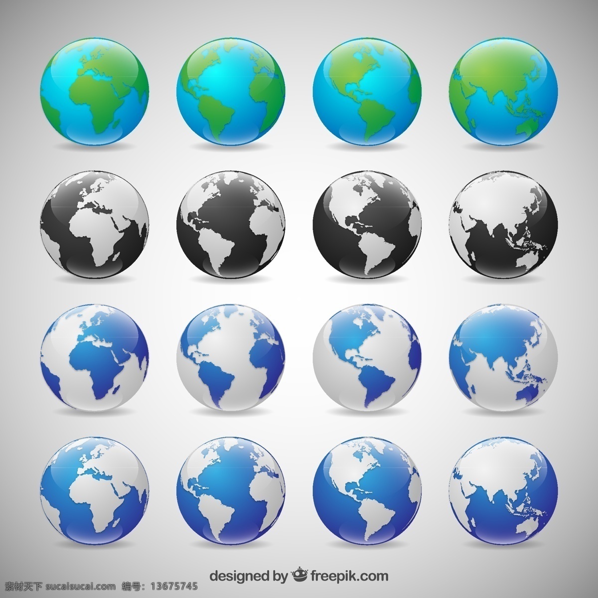 款 创意 地球 矢量 16款 地球矢量 创意地球 标志图标 其他图标