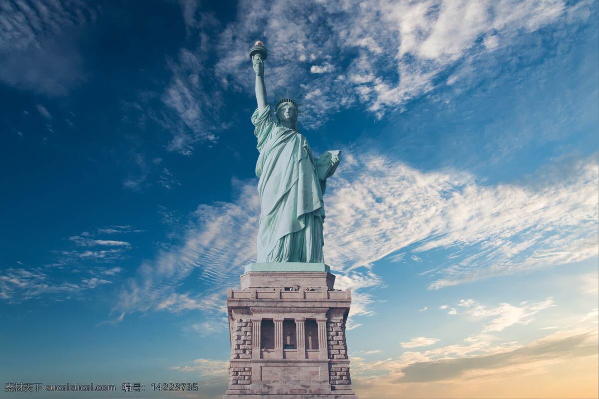 美国 自由 女神像 自由女生像 建筑 美式 建筑园林 雕塑