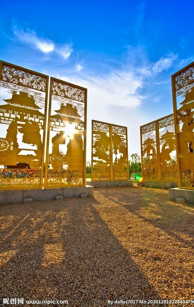 大明宮 雕塑 西安 宮殿 唐代宮殿 中式建筑 西安大明宮 大明宮遺址 公園 唐代建筑 景觀 丹鳳門 旅游攝影 自然風(fēng)景