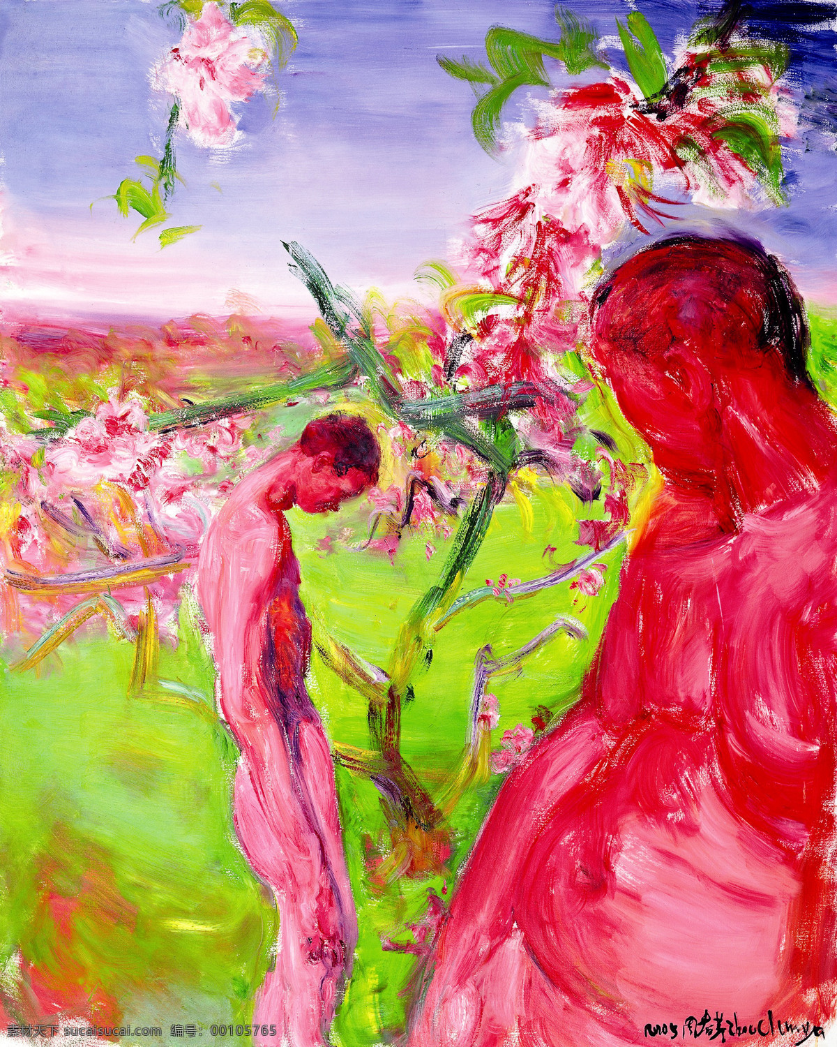 表情 动作 绘画 绘画书法 美术 男人 桃花林 桃花 依旧 笑 春风 油画 桃花树 男子汉 姿势 人体画 油画画艺术 油画作品20 文化艺术 家居装饰素材