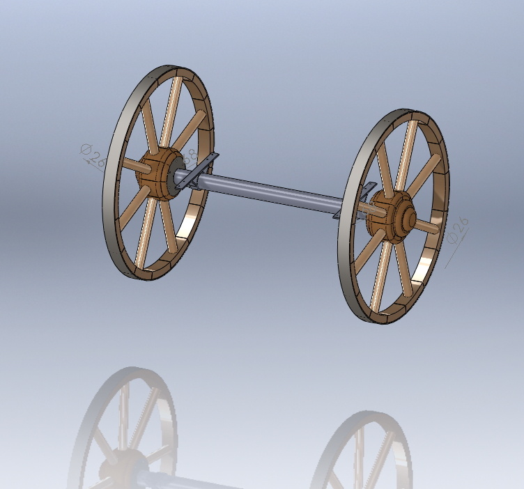 手推 车轴 汽车 3d模型素材 其他3d模型