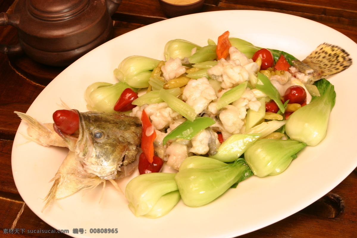 桂鱼 中华美食 传统美食 泡椒桂鱼球 餐饮美食