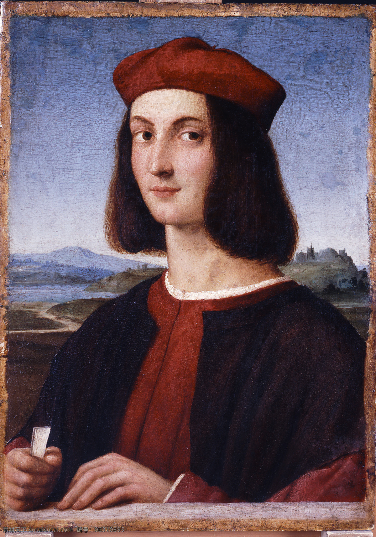 拉斐尔 油画 高清 大图 细腻 古典 文艺复兴 男青年 绘画书法 文化艺术