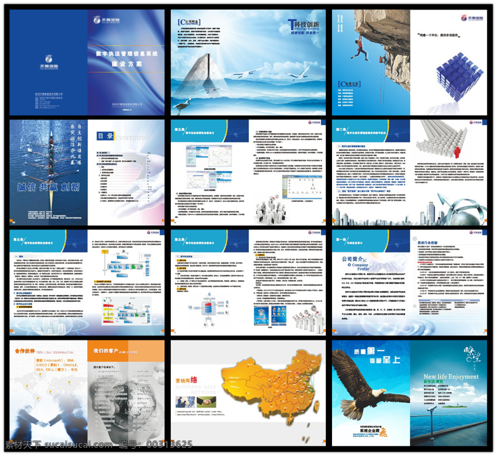 管理 信息 系统 画册 企业画册 画册设计 公司画册 宣传画册 宣传册 科技画册 集团画册 蓝色画册 系统画册 白色