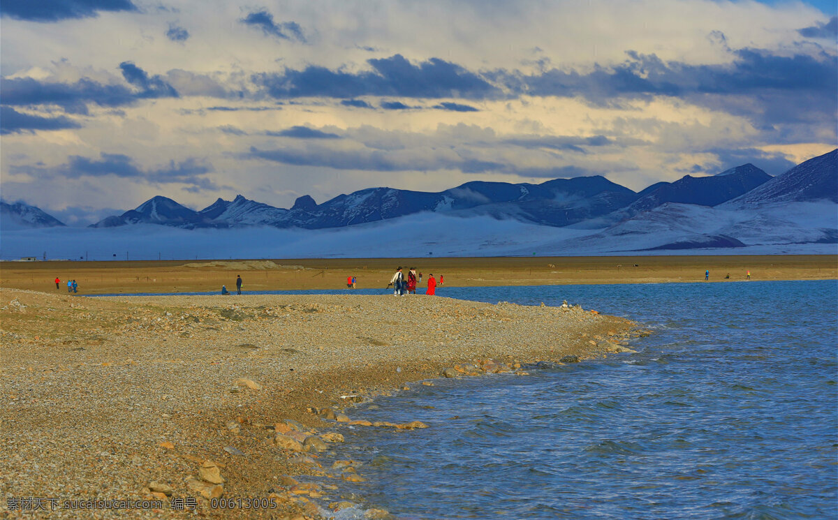 纳木错湖风光 纳木错湖 湖泊 湖水 高原湖泊 西藏 藏区 藏地 风光 蓝天 白云 自然风景 山水 田园 旅游摄影