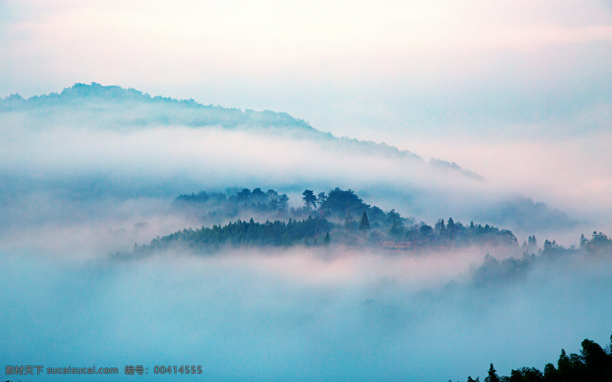 山雾 缭绕 唯美 风景 清晨 梦幻 自然风光 晨雾 自然景观 自然风景