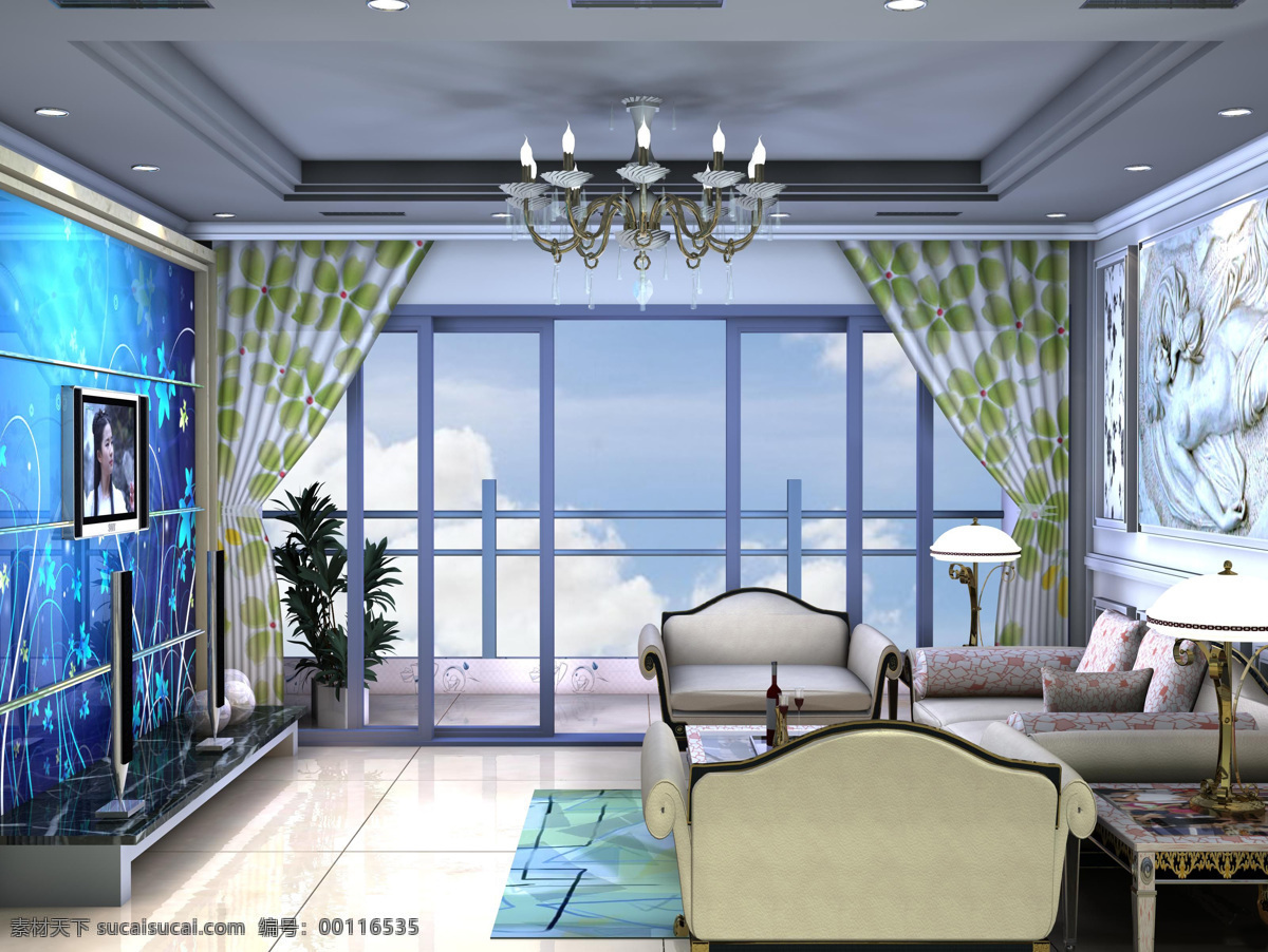 室内 客厅 玻璃移门 电视背景墙 环境设计 沙发背景 室内客厅 效果图 室内设计 装饰素材