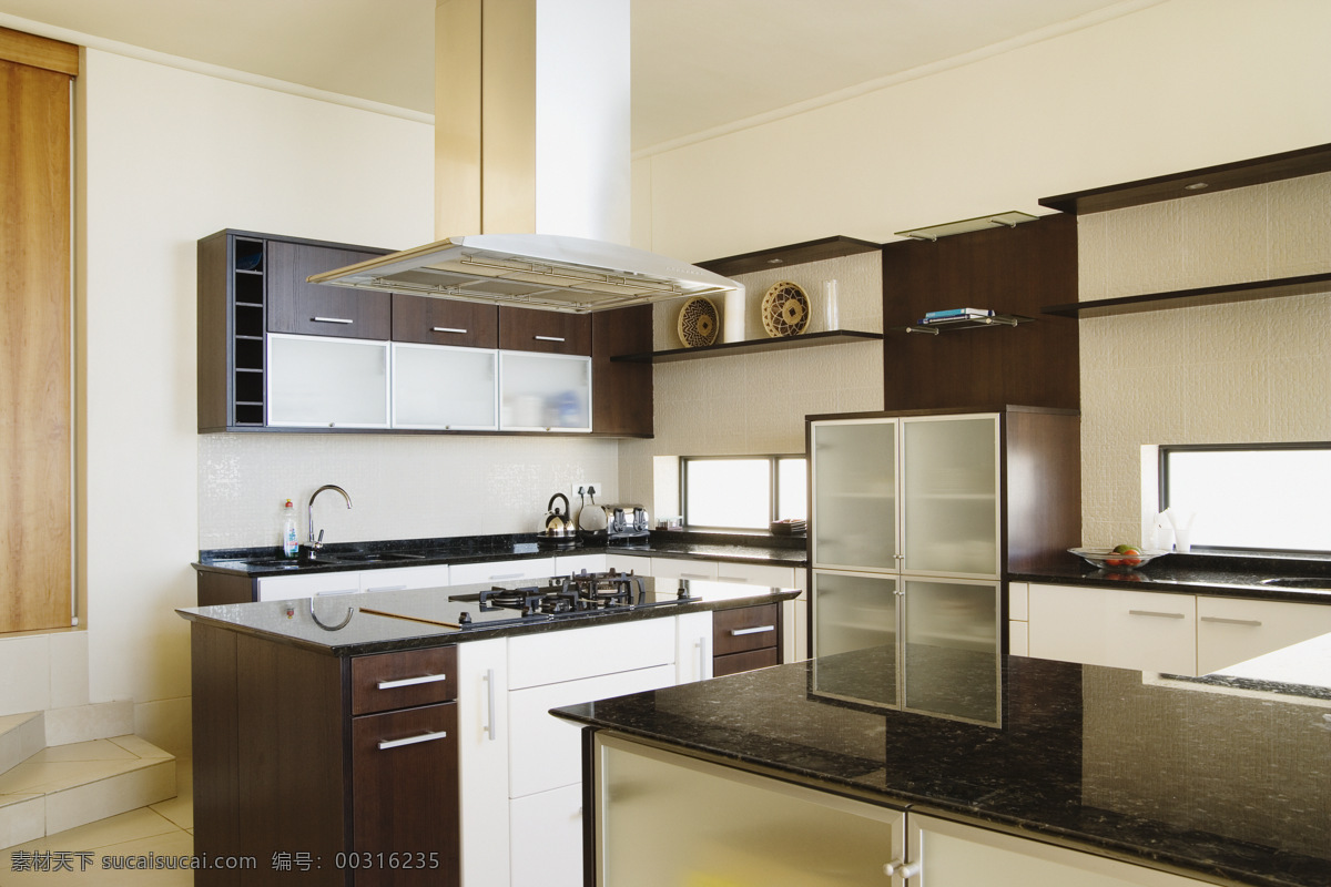 厨房 装饰 摆设 室内 室内设计 现代风格 房屋 装修效果图 3d设计 立体效果图 家居 橱柜 厨房用品 电器 图像 相片 照片 照相 高清大图 环境家居