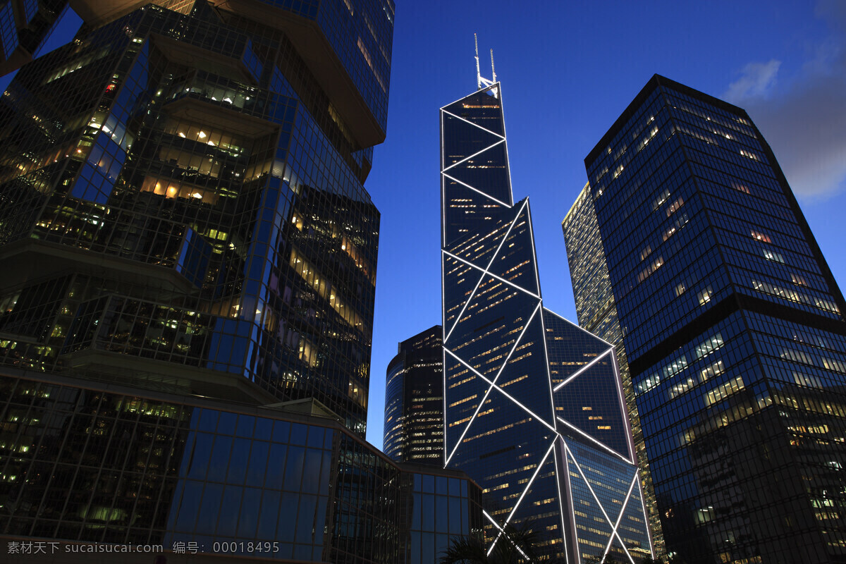 香港中环夜景 建筑 办公楼 城市 楼 建筑摄影 商务中心 大厦 楼宇 玻璃幕墙 建筑景观 自然景观
