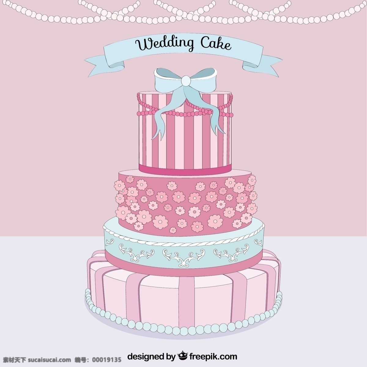 美味 婚礼 蛋糕 食物 爱情 蓝色 粉色 庆祝 甜蜜 浪漫 订婚 婚礼蛋糕 仪式