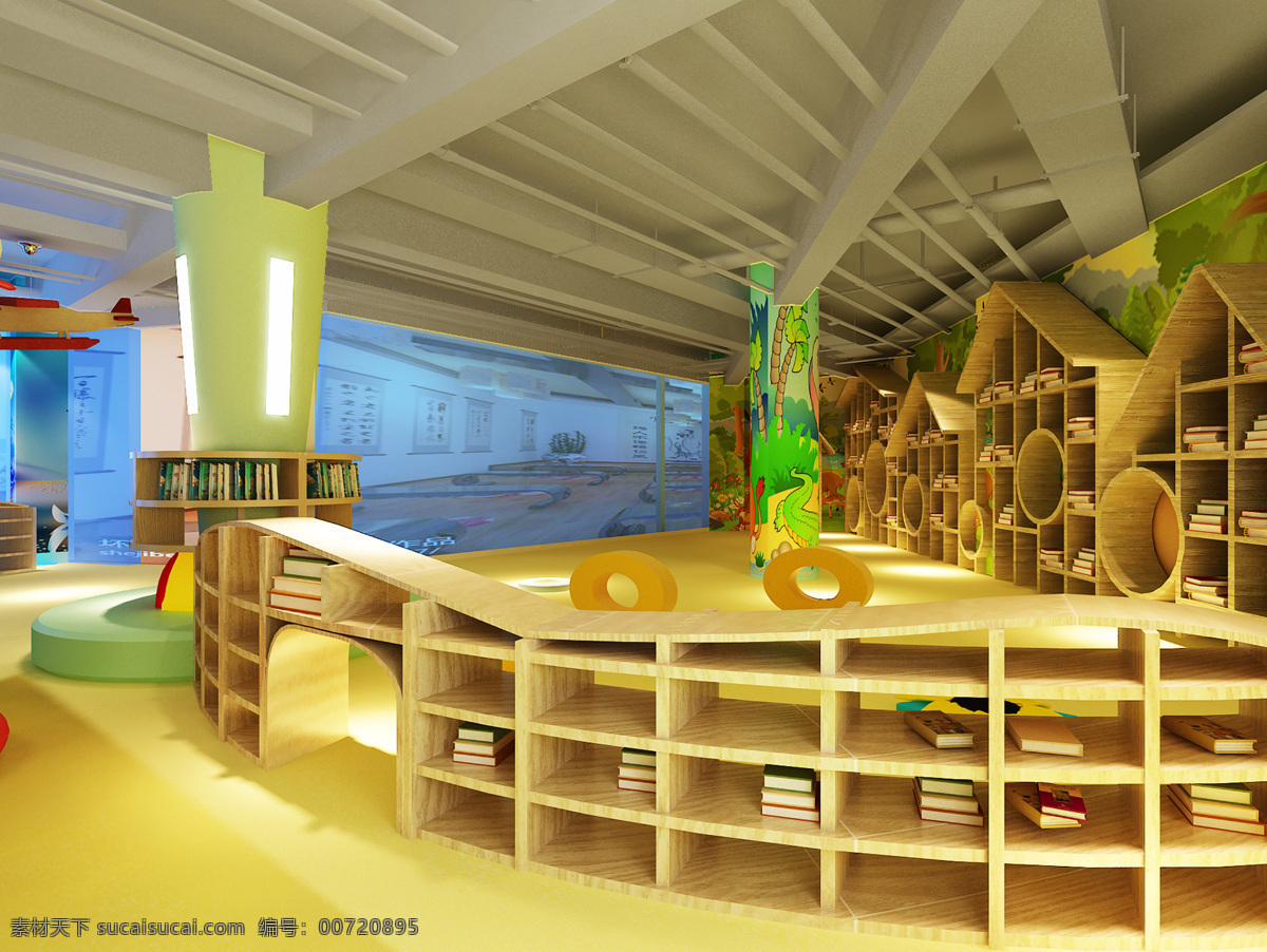 幼儿园 活动室 娱乐室 玩具室 美术室 音乐室 环境设计 室内设计