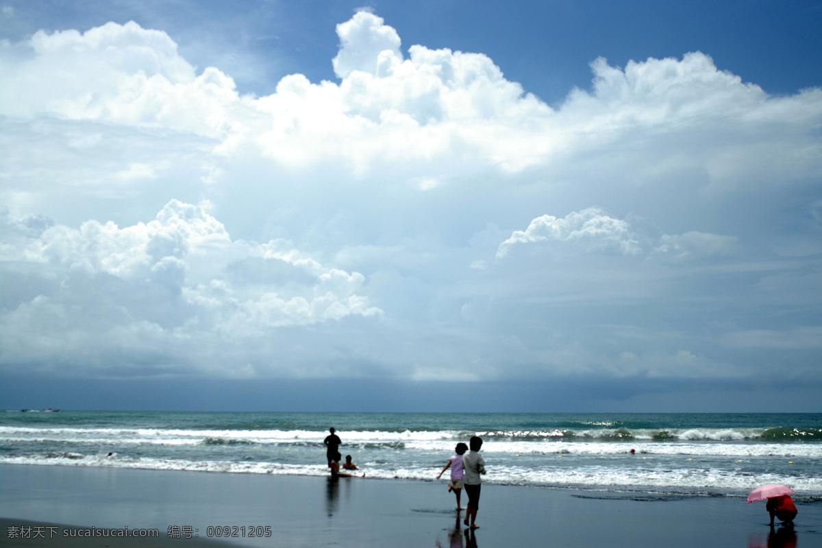 陽光沙灘海水 旅遊 景觀 景象 天空 雲彩 海洋 海岸 海灘 水色 陽光 旅游摄影 摄影图库