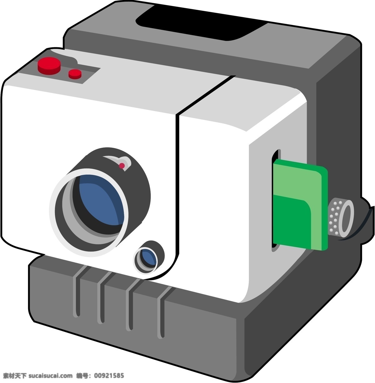科学技术 矢量图 相机 现代科技