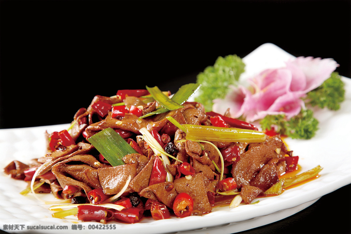 湘西土匪猪肝 美食 传统美食 餐饮美食 高清菜谱用图
