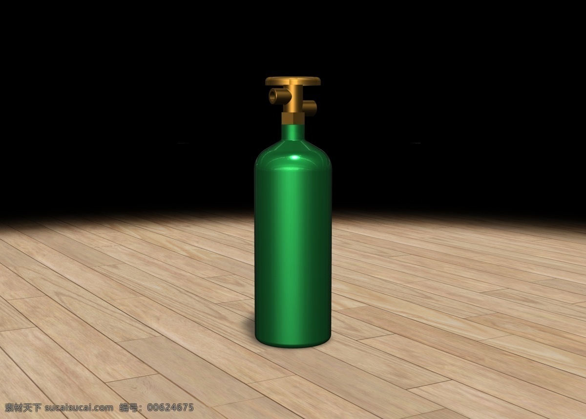 下载氧气瓶 氧气瓶 r 氧 缸 tankl 3d模型素材 其他3d模型