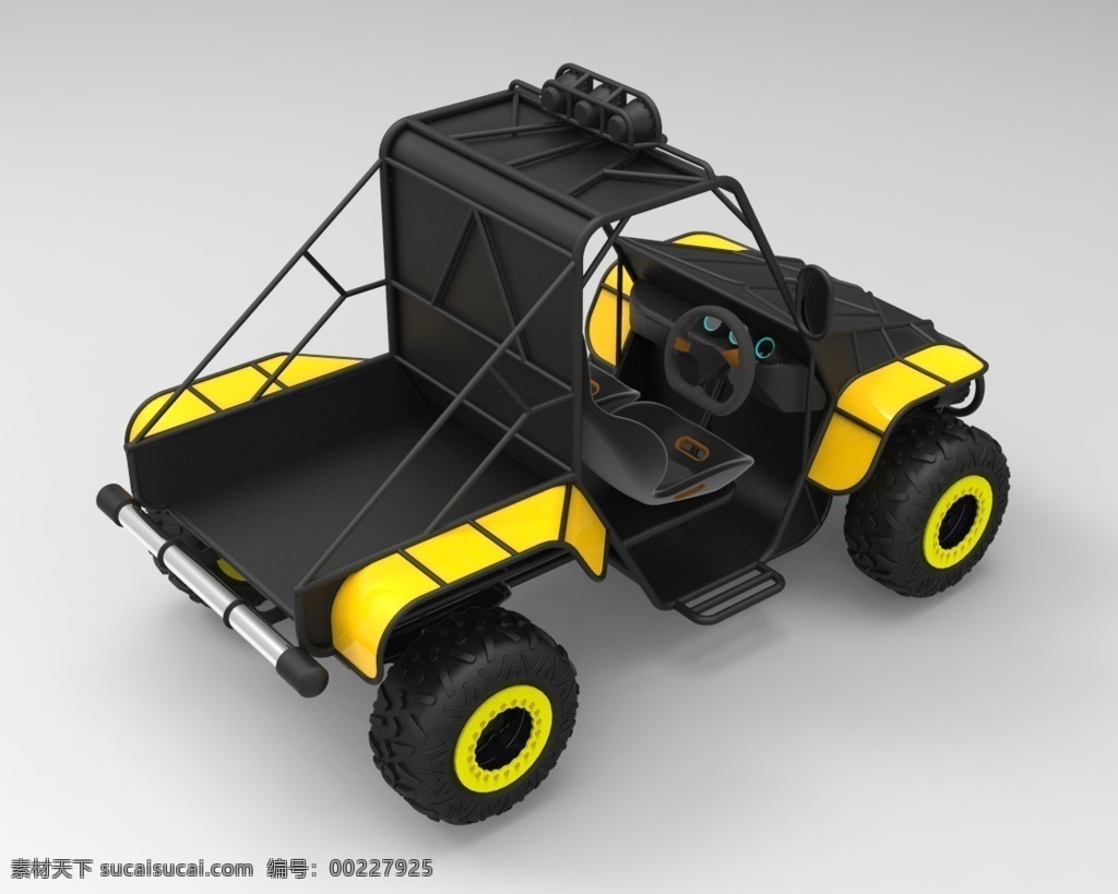 怪物免费下载 车 怪物 越野车 3d模型素材 其他3d模型