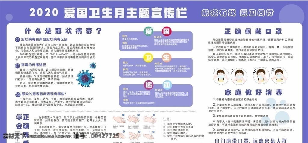 防疫 爱卫 爱国 卫生 运动 宣传栏 爱国卫生运动 防疫知识 防控 展板模板