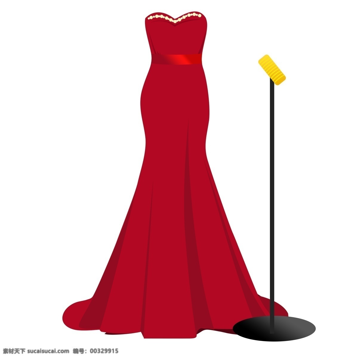 典礼 抹胸 女士 红色 礼服 简单礼服 红色裙子 女士裙子 礼服长裙 长裙红裙 女士红裙 典礼服装 女士长礼服