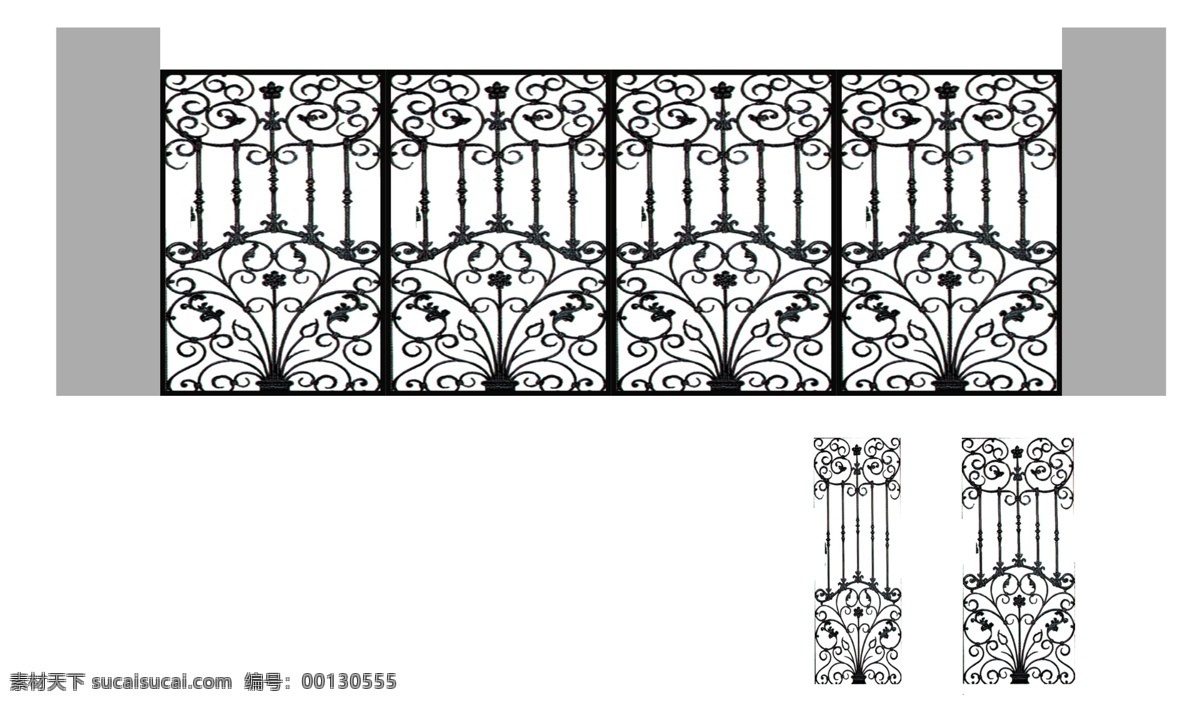 护栏免费下载 栏杆 铁艺护栏 花件 防护栏 原创设计 其他原创设计