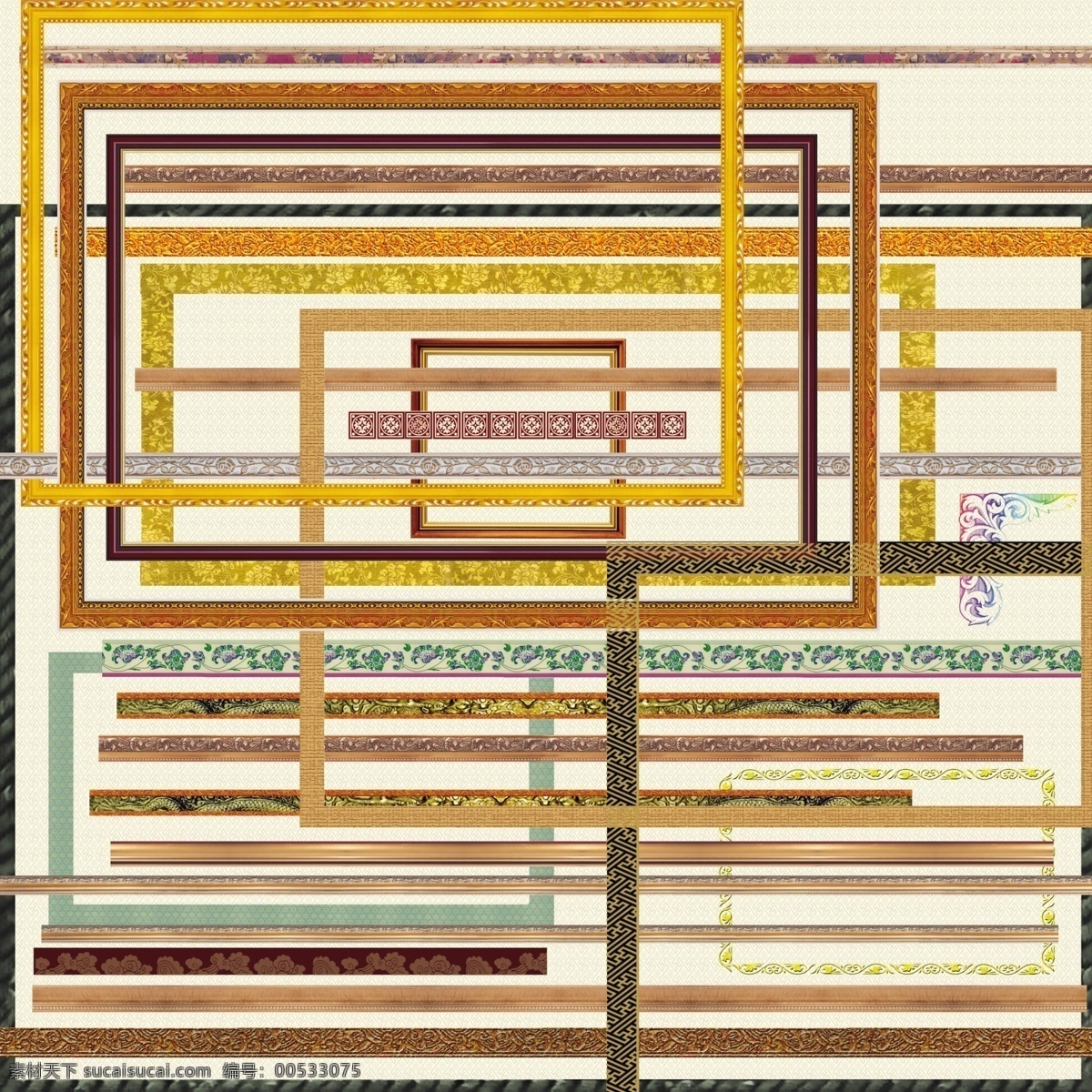 木边 边框 金边 边框psd 分层 源文件件 各种花边 花边 镜框 花角 框条 相框 照片边框 木制边框 源文件
