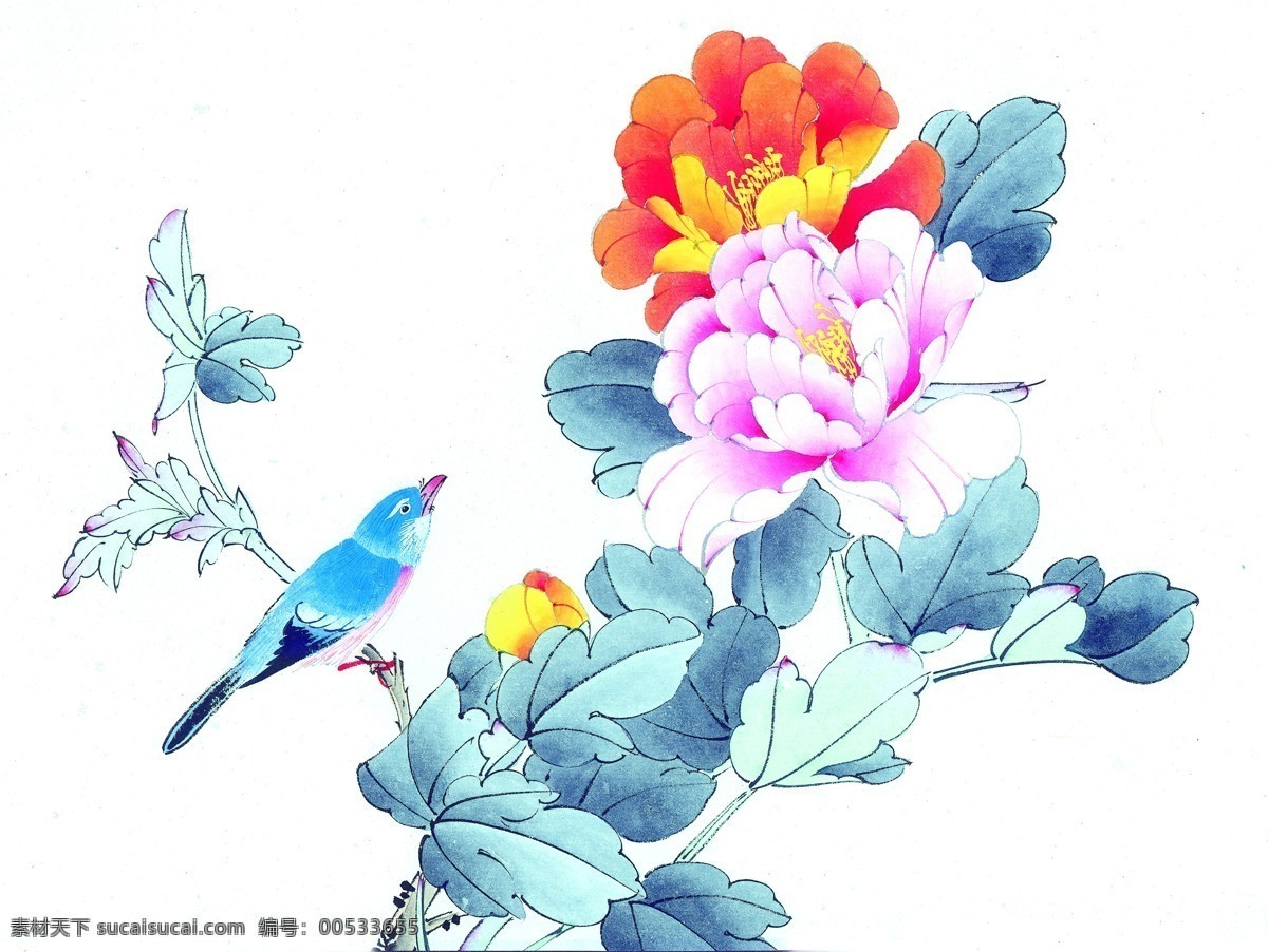 国画免费下载 国画 花 精品 鸟 山水画 树 水墨画 文化艺术