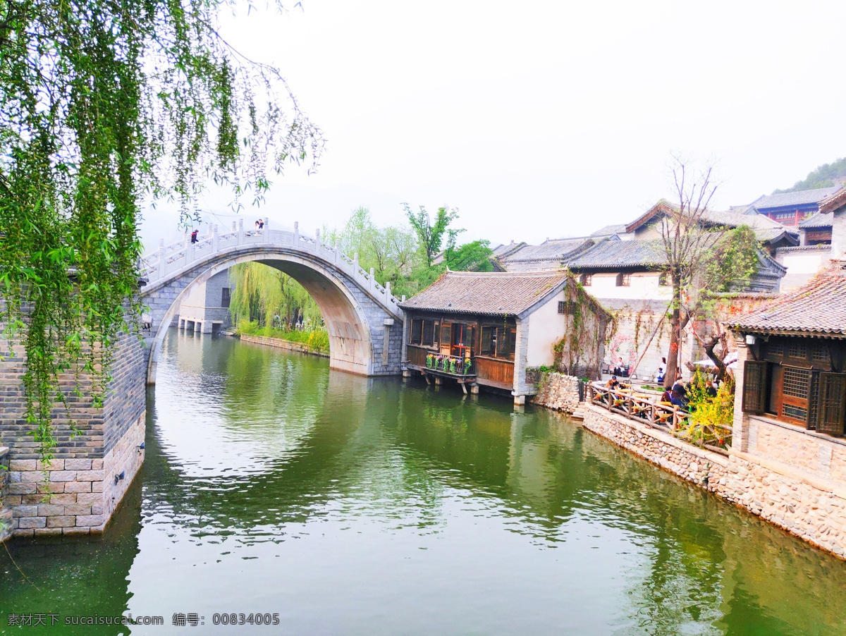 桥 古北水镇 水 古镇 风景 自然 树 园林 旅游摄影 自然风景