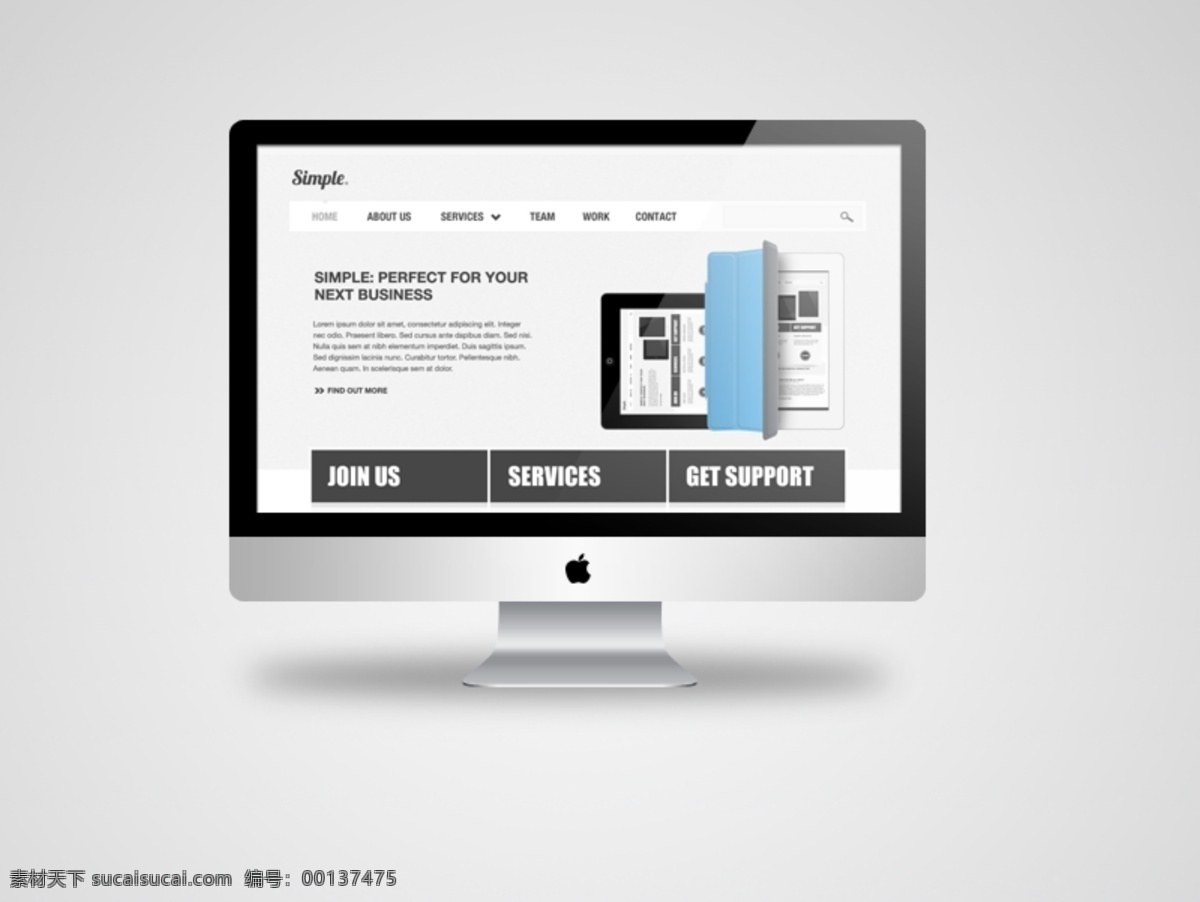 imac 苹果 电脑 模板 电脑模板 高清 其他模版 素材文件 广告设计模板 分层素材 中文模版 网页模板 源文件