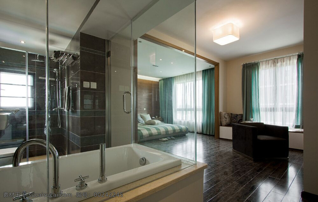 现代 浅黄色 洗手台 卫生间 室内装修 效果图 白色吊灯 浴室装修 卫生间装修 瓷砖地板