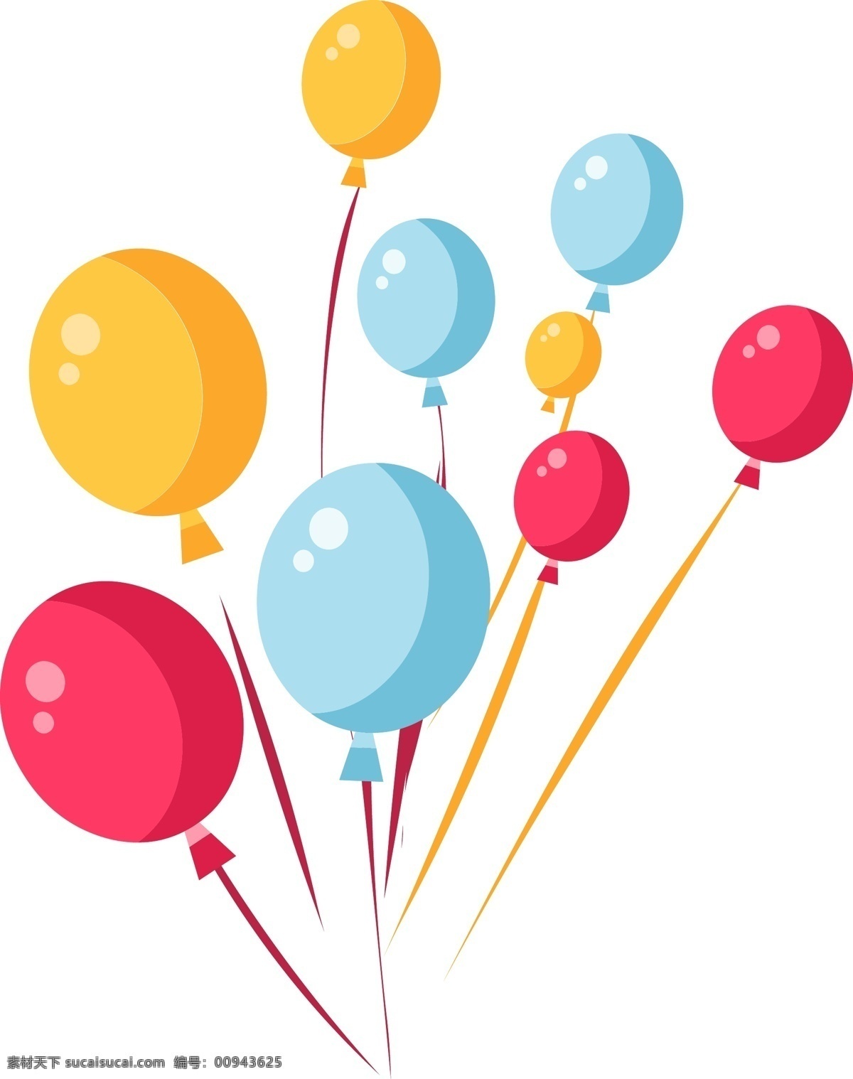 卡通 手绘 彩色 漂浮 气球 卡通气球 手绘卡通 彩色气球 漂浮气球 漂浮卡通
