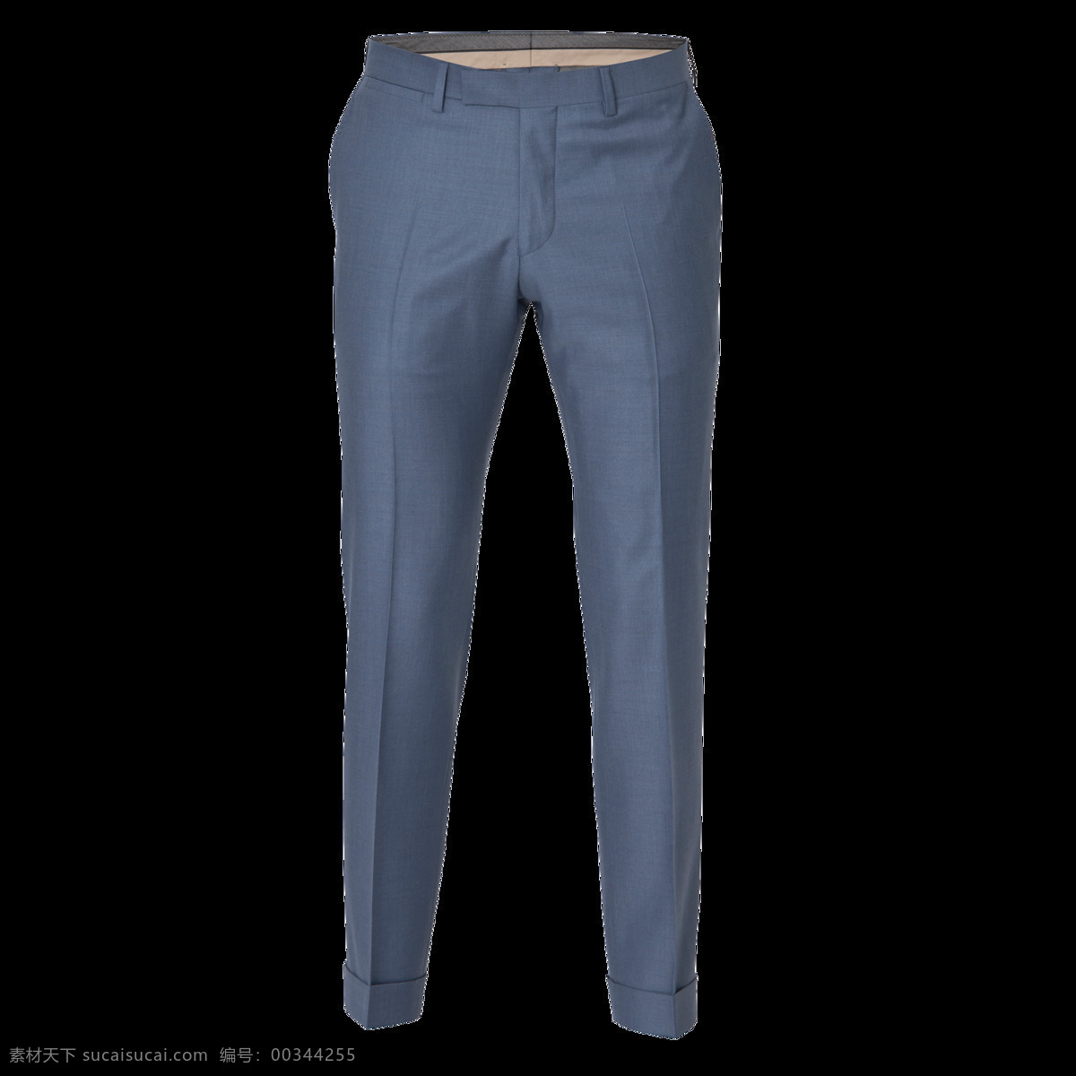 蓝色 男士 裤子 元素 png元素 免抠元素 男装 透明素材 西裤