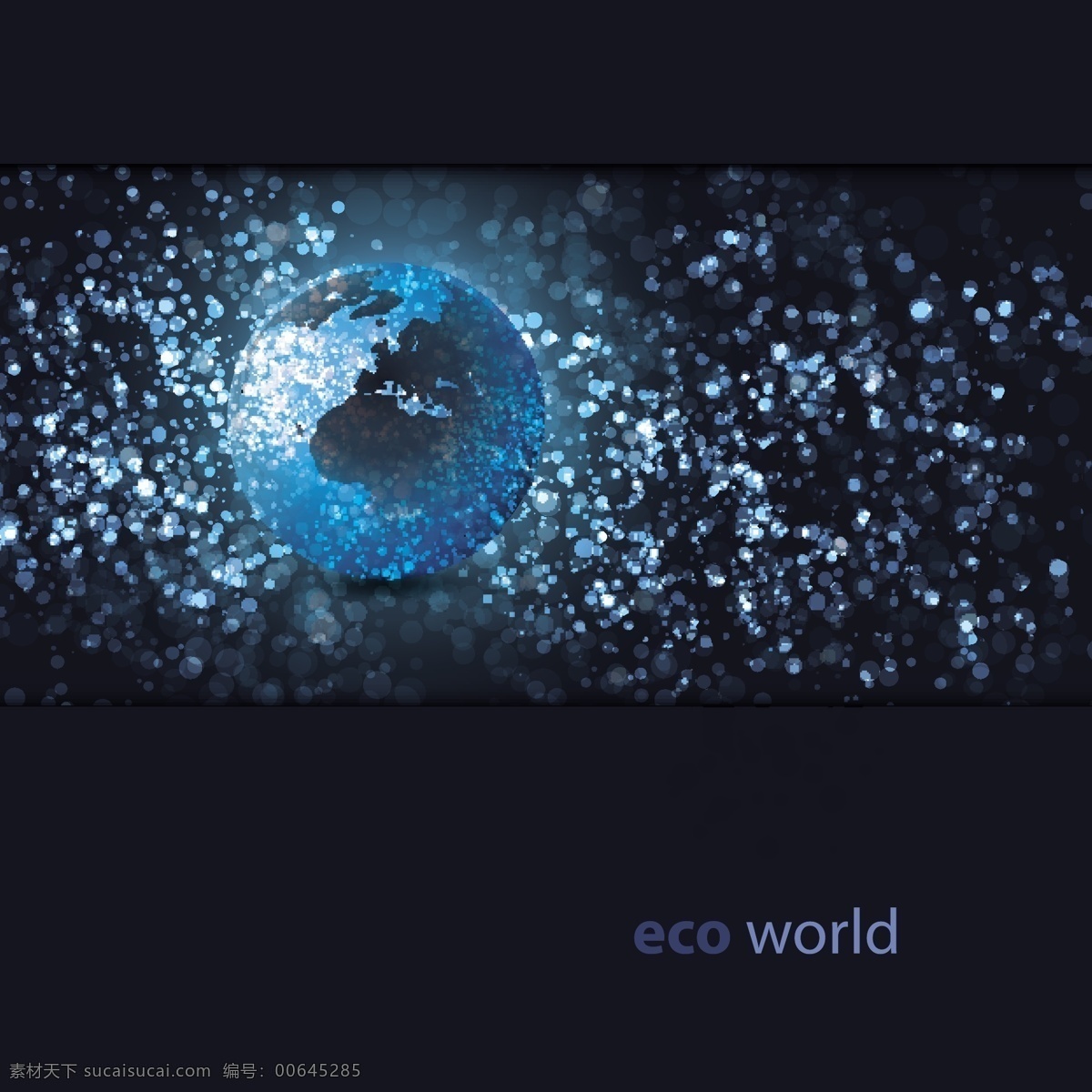 璀璨 光点 背景 矢量图 其他矢量图