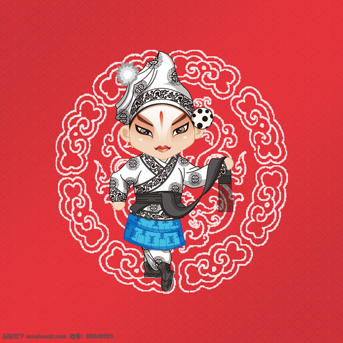 武生免费下载 京剧 脸谱 武生 装饰素材 无框画
