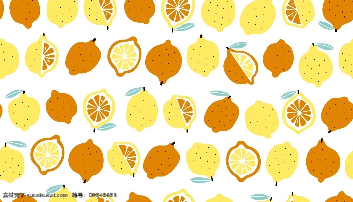 水果 柠檬 数码 印花 分层 动漫动画 gif动画
