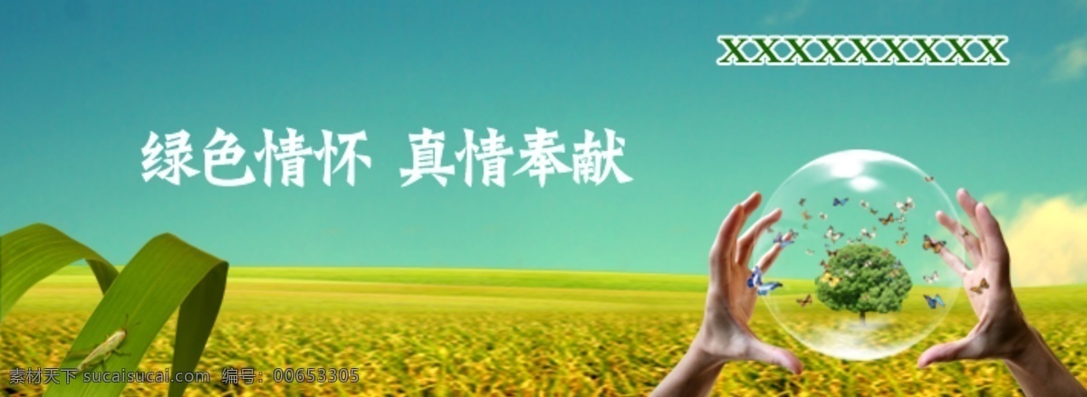 网页 banner 网站首页大图 青色 天蓝色