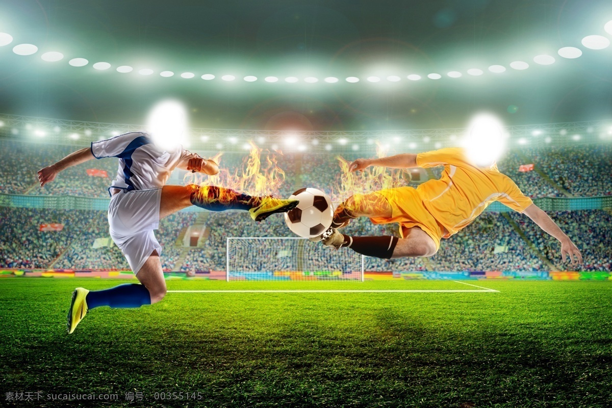 体育运动 特效 海报 分层 体育 运动 足球 火焰
