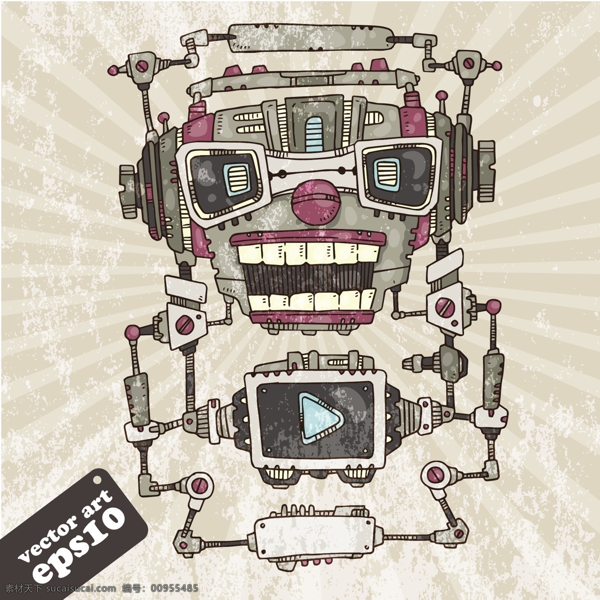 机器人 robot 机械人 卡通机器人 科幻 科幻世界 未来世界 变形金刚 金属人 怪物 机械怪兽 卡通设计